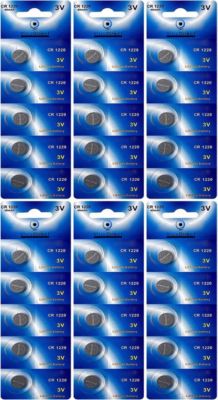 Pile VISIODIRECT 30 Piles lithium CR1220 3V BR1220 DL1220