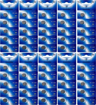 Pile VISIODIRECT 50 Piles lithium CR1220 3V BR1220 DL1220