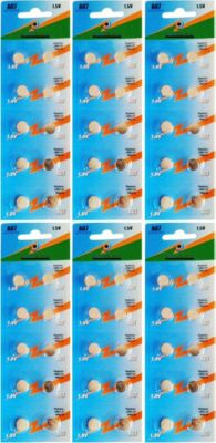 Pile VISIODIRECT 60 Piles plates AG7/G7 1,55V LR927 395