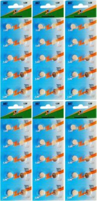 Pile VISIODIRECT 60 Piles plates AG7/G7 1,55V LR927 395 Pile VISIODIRECT 60 Piles plates AG7/G7 1,55V LR927 395