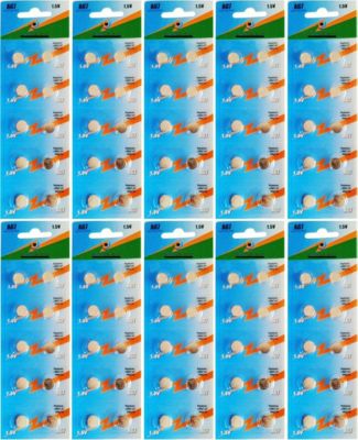 Pile VISIODIRECT 100 Piles plates AG7/G7 1,55V LR927 395