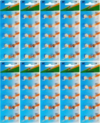 Pile VISIODIRECT 100 Piles plates AG7/G7 1,55V LR927 395 Pile VISIODIRECT 100 Piles plates AG7/G7 1,55V LR927 395