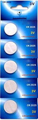 Pile VISIODIRECT 5 Piles plates lithium CR2025 3V DL2025 Pile VISIODIRECT 5 Piles plates lithium CR2025 3V DL2025