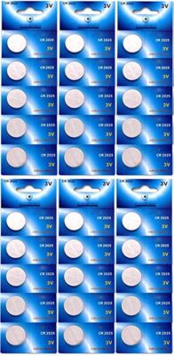 Pile VISIODIRECT 30 Piles plates lithium CR2025 3V DL2025 Pile VISIODIRECT 30 Piles plates lithium CR2025 3V DL2025
