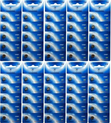 Pile VISIODIRECT 50 Piles lithium CR927 DL927 ECR92 3V