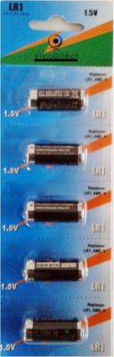 Pile VISIODIRECT 5 Pile LR1 1,5V LR01/MN9100/AM5/E90 /UM5