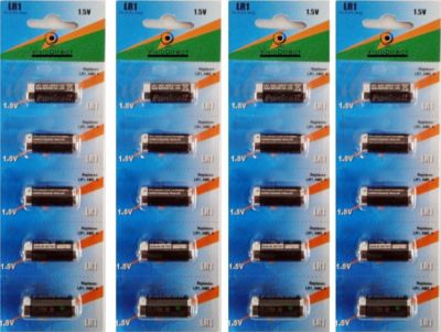 Pile VISIODIRECT 20 Pile LR1 1,5V LR01/MN9100/AM5/E90/UM5