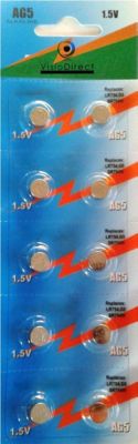 Pile VISIODIRECT 10 Piles AG5 393A 46LR LR754 193 1,5V