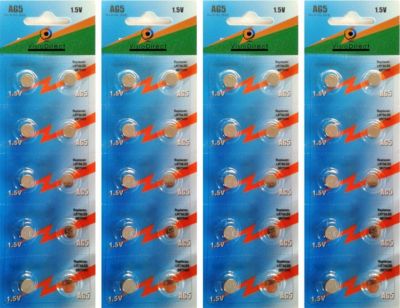 Pile VISIODIRECT 40 Piles AG5 393A 46LR LR754 193 1,5V