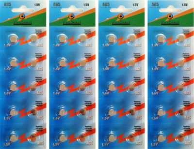 Pile VISIODIRECT 40 Piles AG5 393A 46LR LR754 193 1,5V Pile VISIODIRECT 40 Piles AG5 393A 46LR LR754 193 1,5V