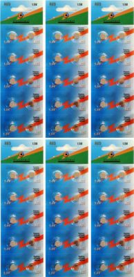 Pile VISIODIRECT 60 Piles AG5 393A 46LR LR754 193 1,5V