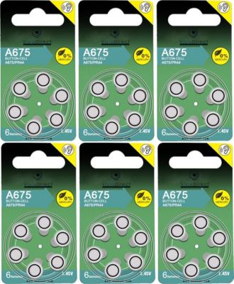 Pile VISIODIRECT 36 Piles Zinc Air A675/675 PR44 1,45V Pile VISIODIRECT 36 Piles Zinc Air A675/675 PR44 1,45V