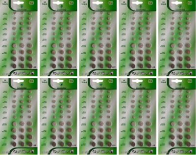 Pile VISIODIRECT 300 Piles Alkaline 1,5V AG1/AG3/AG4/AG10 Pile VISIODIRECT 300 Piles Alkaline 1,5V AG1/AG3/AG4/AG10