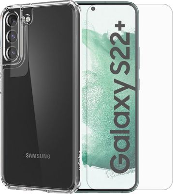 Protège écran VISIODIRECT 2 Verre pour Samsung S22 Plus + Coque