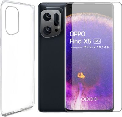 Protège écran VISIODIRECT 2 Verre pour Oppo Find X5 5G + Coque Protège écran VISIODIRECT 2 Verre pour Oppo Find X5 5G + Coque