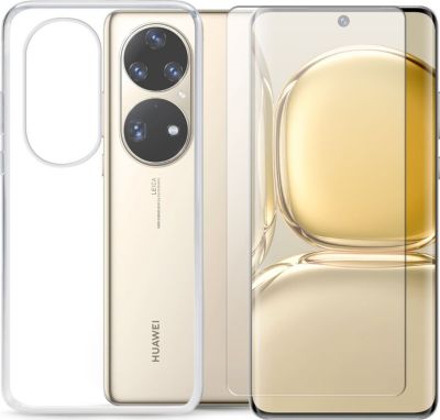Protège écran VISIODIRECT Verre trempé + Coque pour Huawei P50 Pro Protège écran VISIODIRECT Verre trempé + Coque pour Huawei P50 Pro