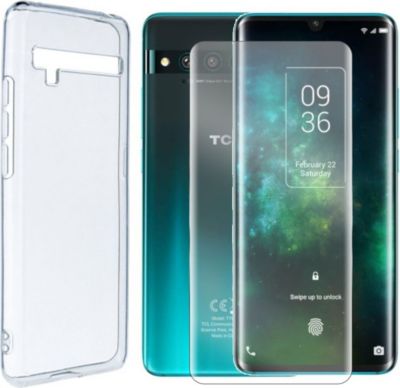 Protège écran VISIODIRECT Verre+Coque transparente pour TCL 10 Pro