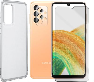 Protège écran VISIODIRECT 2 Verre pour Samsung Galaxy A33 5G+Coque Protège écran VISIODIRECT 2 Verre pour Samsung Galaxy A33 5G+Coque