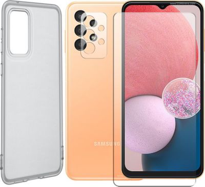 Protège écran VISIODIRECT 2 Verre pour Samsung Galaxy A13 4G+Coque