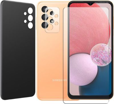 Protège écran VISIODIRECT 2 Verre pour Samsung A13 4G + Coque Noir