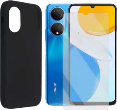 Protège écran VISIODIRECT Verre + Coque Noir pour pour Honor X7