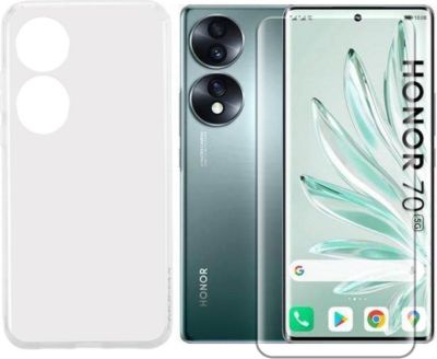 Protège écran VISIODIRECT Verre + Coque transparente pour Honor 70 Protège écran VISIODIRECT Verre + Coque transparente pour Honor 70