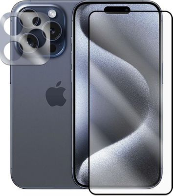 Protège écran VISIODIRECT 2 Verres trempé pour iPhone 15 Pro 6.1"