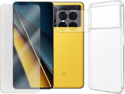 Protège écran VISIODIRECT 2Verre pour Xiaomi Poco X6 Pro 5G+Coque