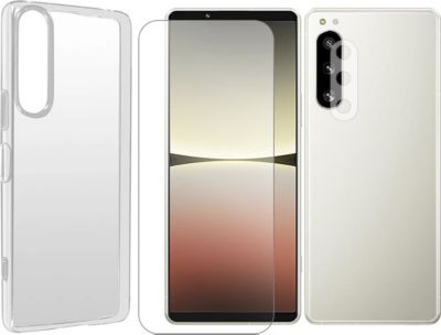 Protège écran VISIODIRECT 2 Verre pour Sony Xperia 5 IV + Coque