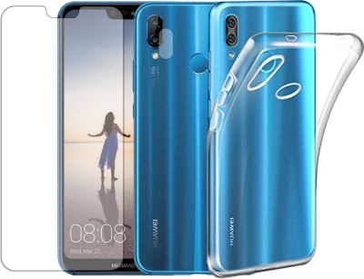 Protège écran VISIODIRECT 2 Verre pour Huawei P20 Lite + Coque
