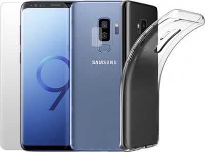 Protège écran VISIODIRECT Coque + 2 Verre Trempé pour Samsung S9+