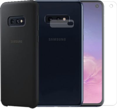 Protège écran VISIODIRECT 2 Verre pour Samsung S10E + Coque Noire Protège écran VISIODIRECT 2 Verre pour Samsung S10E + Coque Noire