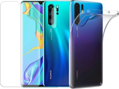 Protège écran VISIODIRECT Coque+2 Verre Trempé pour Huawei P30 Pro Protège écran VISIODIRECT Coque+2 Verre Trempé pour Huawei P30 Pro