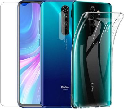 Protège écran VISIODIRECT 2 Verre pour Redmi Note 8 Pro + Coque