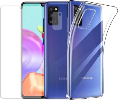 Protège écran VISIODIRECT 2 Verre Trempé pour Samsung A41 + Coque