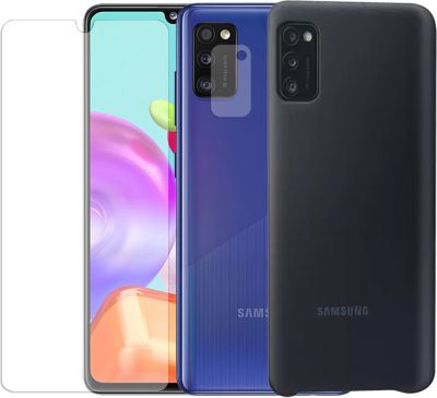 Protège écran VISIODIRECT 2 Verre pour Samsung A41 + Coque Noire