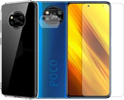 Protège écran VISIODIRECT 2 Verre pour Xiaomi Poco X3 NFC + Coque