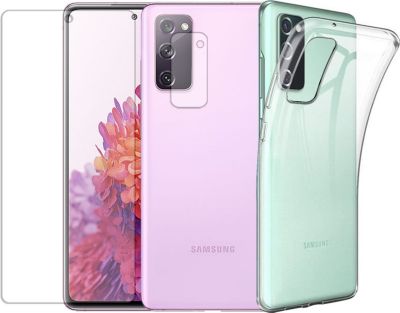 Protège écran VISIODIRECT 2 Verre pour Samsung S20 FE + Coque