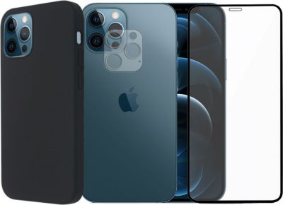 Protège écran VISIODIRECT 2Verre pour iPhone 12 Pro Max+Coque Noir Protège écran VISIODIRECT 2Verre pour iPhone 12 Pro Max+Coque Noir