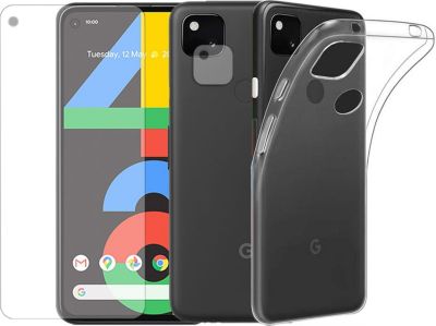 Protège écran VISIODIRECT 2 Verre pour Google Pixel 4A + Coque