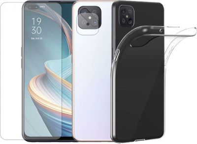 Protège écran VISIODIRECT 2 Verre pour Oppo Reno 4Z 5G + Coque