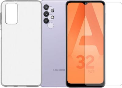 Protège écran VISIODIRECT 2 Verre pour Samsung A32 5G + Coque