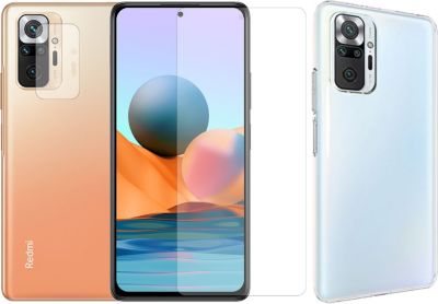 Protège écran VISIODIRECT 2 Verre pour Redmi Note 10 Pro + Coque