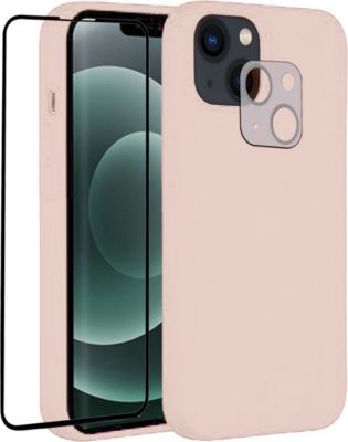 Protège écran VISIODIRECT 2 Verre pour iPhone 13 Mini +Coque Rose Protège écran VISIODIRECT 2 Verre pour iPhone 13 Mini +Coque Rose