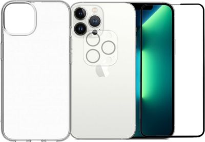 Protège écran VISIODIRECT 2 Verre pour iPhone 13 Pro Max + Coque