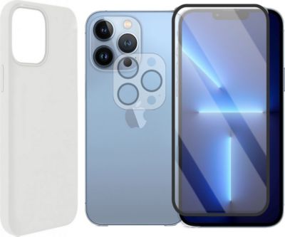Protège écran VISIODIRECT 2Verre pour iPhone 13 Pro Max+CoqueBlanc Protège écran VISIODIRECT 2Verre pour iPhone 13 Pro Max+CoqueBlanc