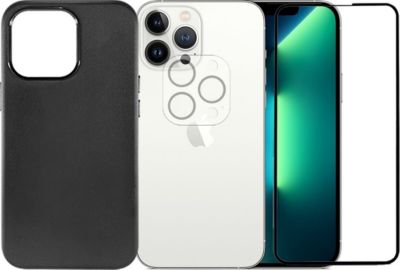 Protège écran VISIODIRECT 2Verre pour iPhone 13 Pro Max+Coque Noir