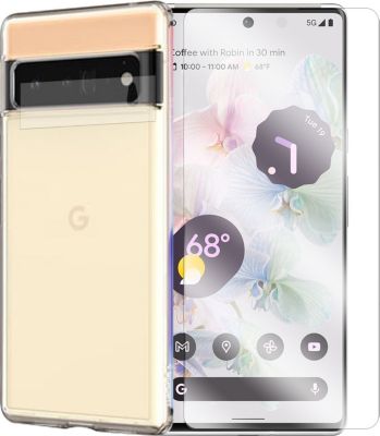 Protège écran VISIODIRECT 2 Verre pour Google Pixel 6 Pro 5G+Coque