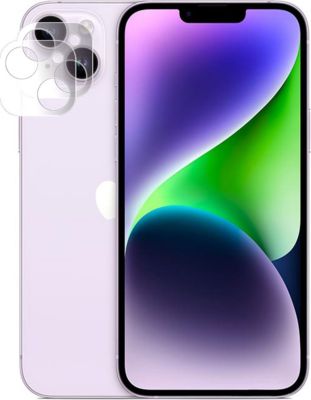 Protège écran VISIODIRECT 2Verre trempé camera pour iPhone 14 Plus
