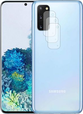Protège écran VISIODIRECT 3 Verres camera pour Samsung Galaxy S20